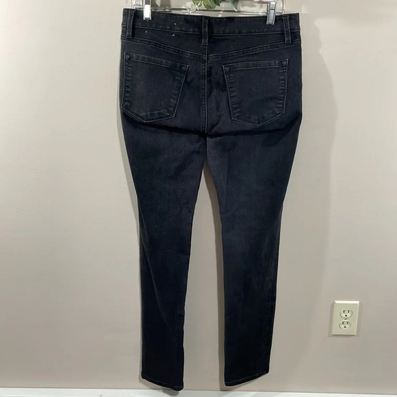 LOFT Modern Skinny Denim Jeans Black Wash 30 / 10 - Picture 4 of 15
